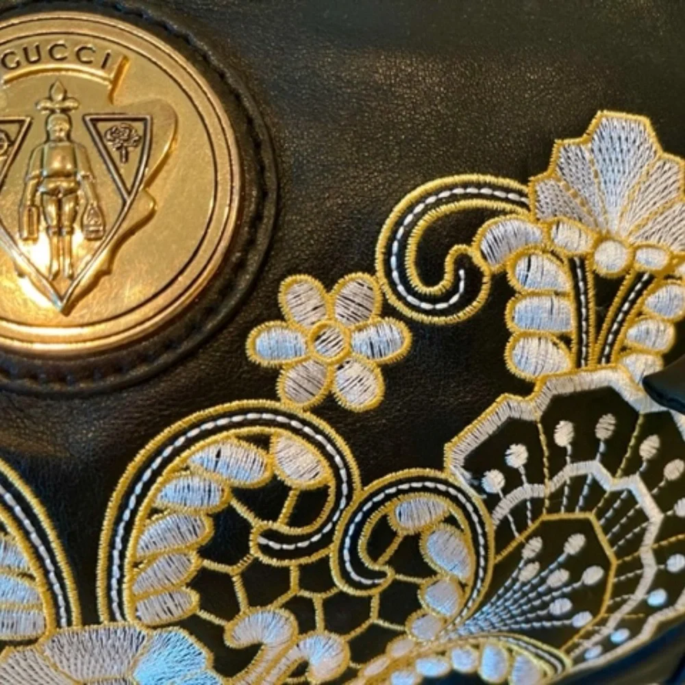 Gucci Hysteria ultra rare embroidered clutch